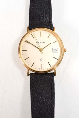 Lot 883 - Of Local Interest: A gentleman's 9ct yellow...