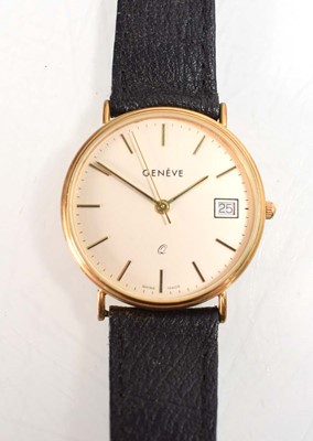 Lot 883 - Of Local Interest: A gentleman's 9ct yellow...