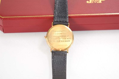 Lot 883 - Of Local Interest: A gentleman's 9ct yellow...