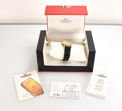Lot 885 - A gentleman's 18ct yellow gold wristwatch by...