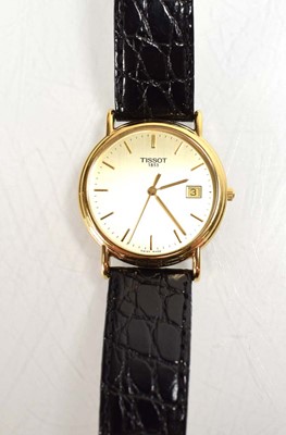 Lot 885 - A gentleman's 18ct yellow gold wristwatch by...