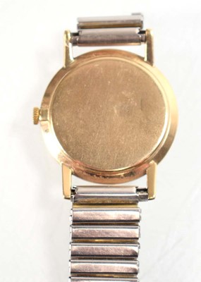 Lot 888 - A gentleman's 9ct yellow gold wristwatch by...
