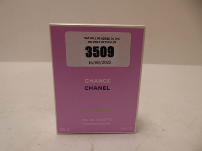 Lot Chanel chance eau fraiche eau de toilette 100ml