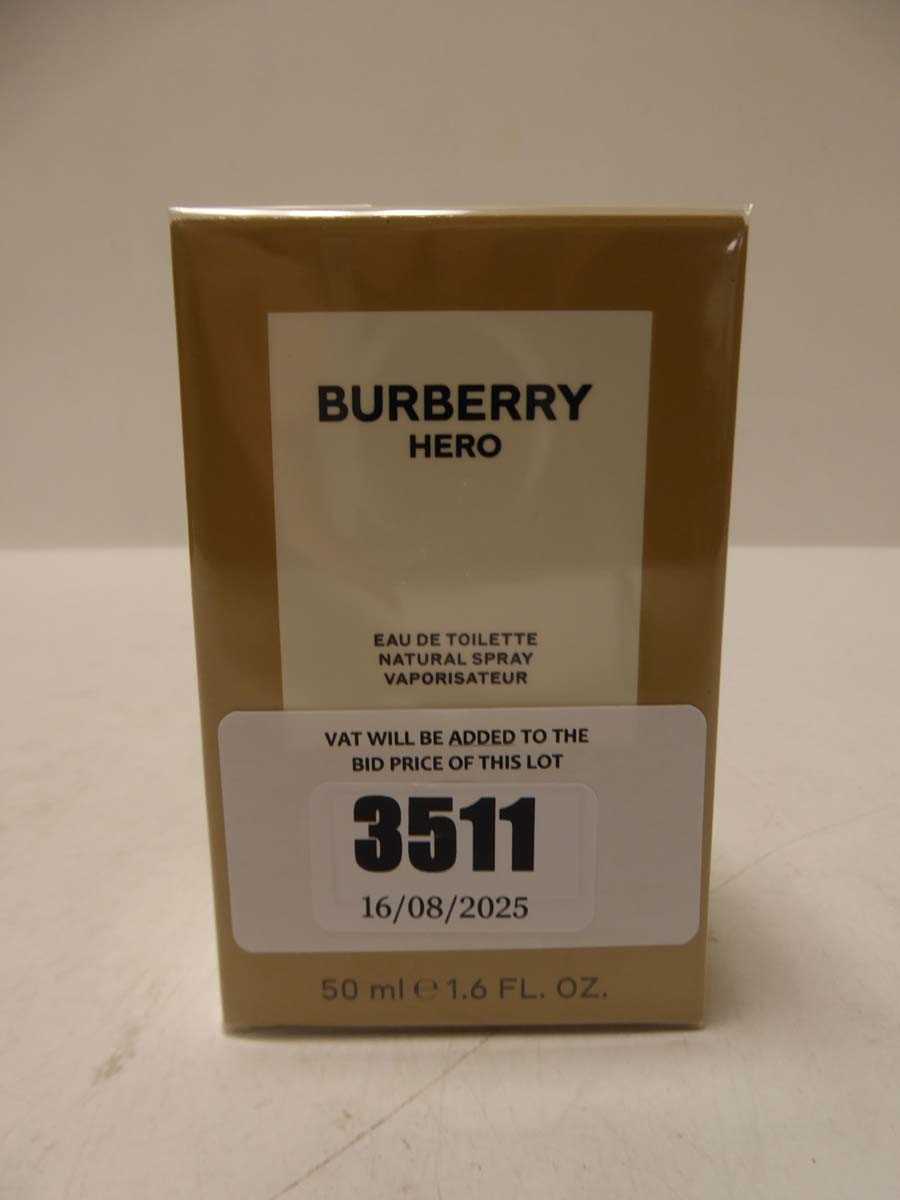 Lot Burberry hero eau de toilette 50ml