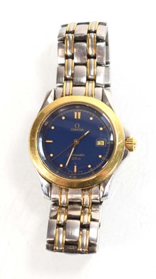 Lot 889 - A stainless steel and gold plated Seamaster...