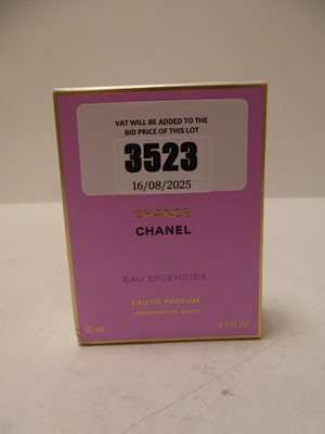 Lot Chanel chance eau splendide eau de parfum 50ml