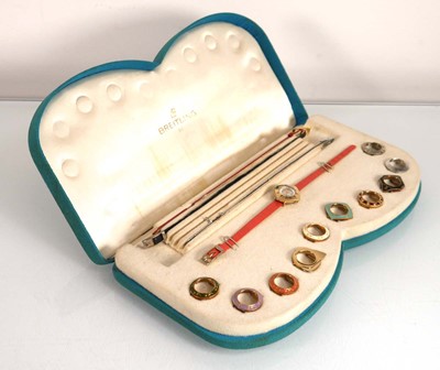 Lot 899 - A ladies Breitling manual wind cocktail...