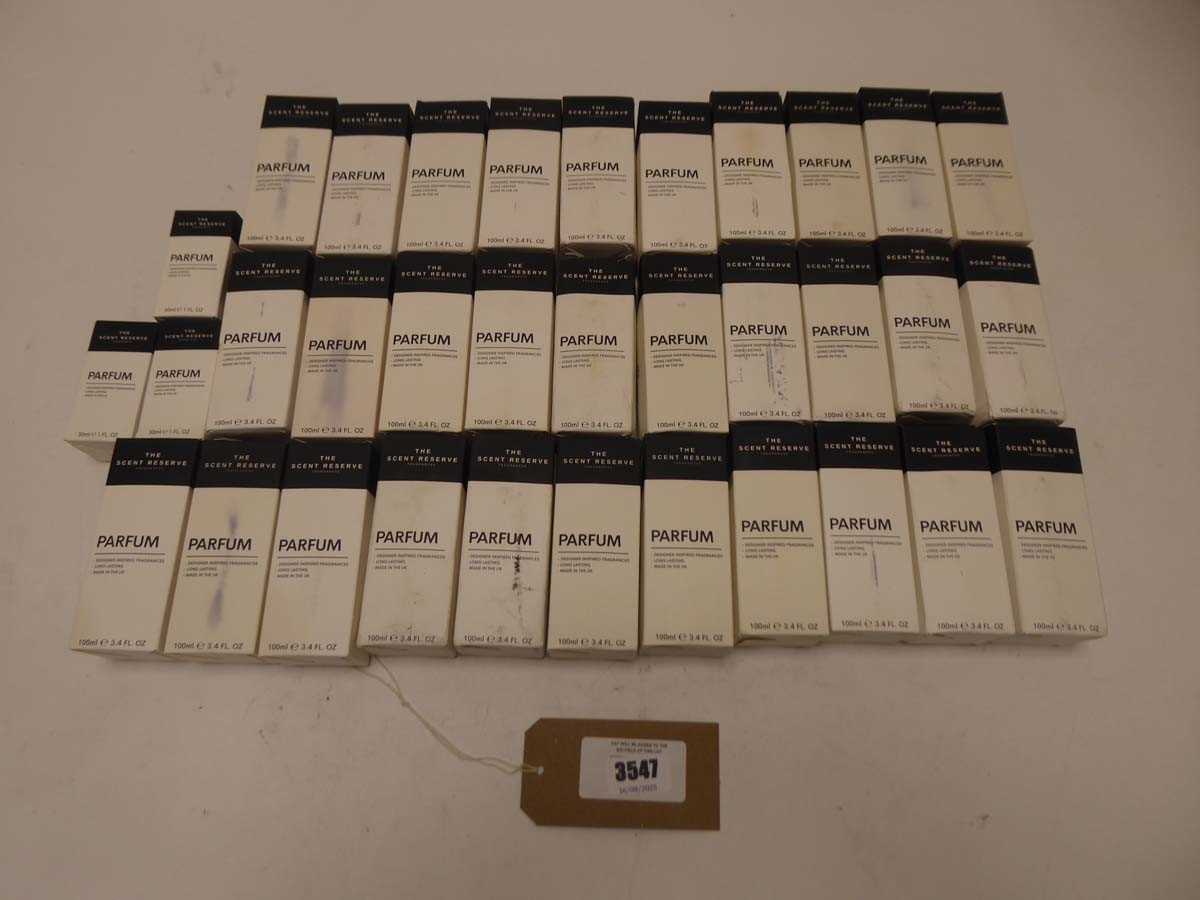 Lot 31x The Scent Reserve 100ml parfum plus 3x The...