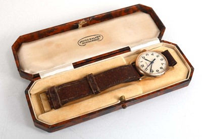 Lot 903 - A ladies 9ct yellow gold wristwatch by Rolex,...
