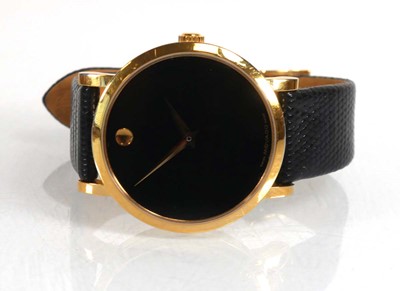 Lot 906 - A gentleman's gold plated stainless steel...