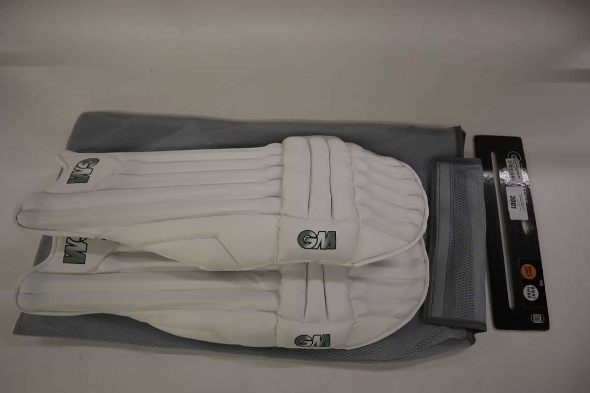 Lot GM 505 cricket batting pads, small adult,...