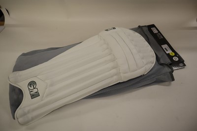 Lot GM 505 cricket batting pads, adult, left hand