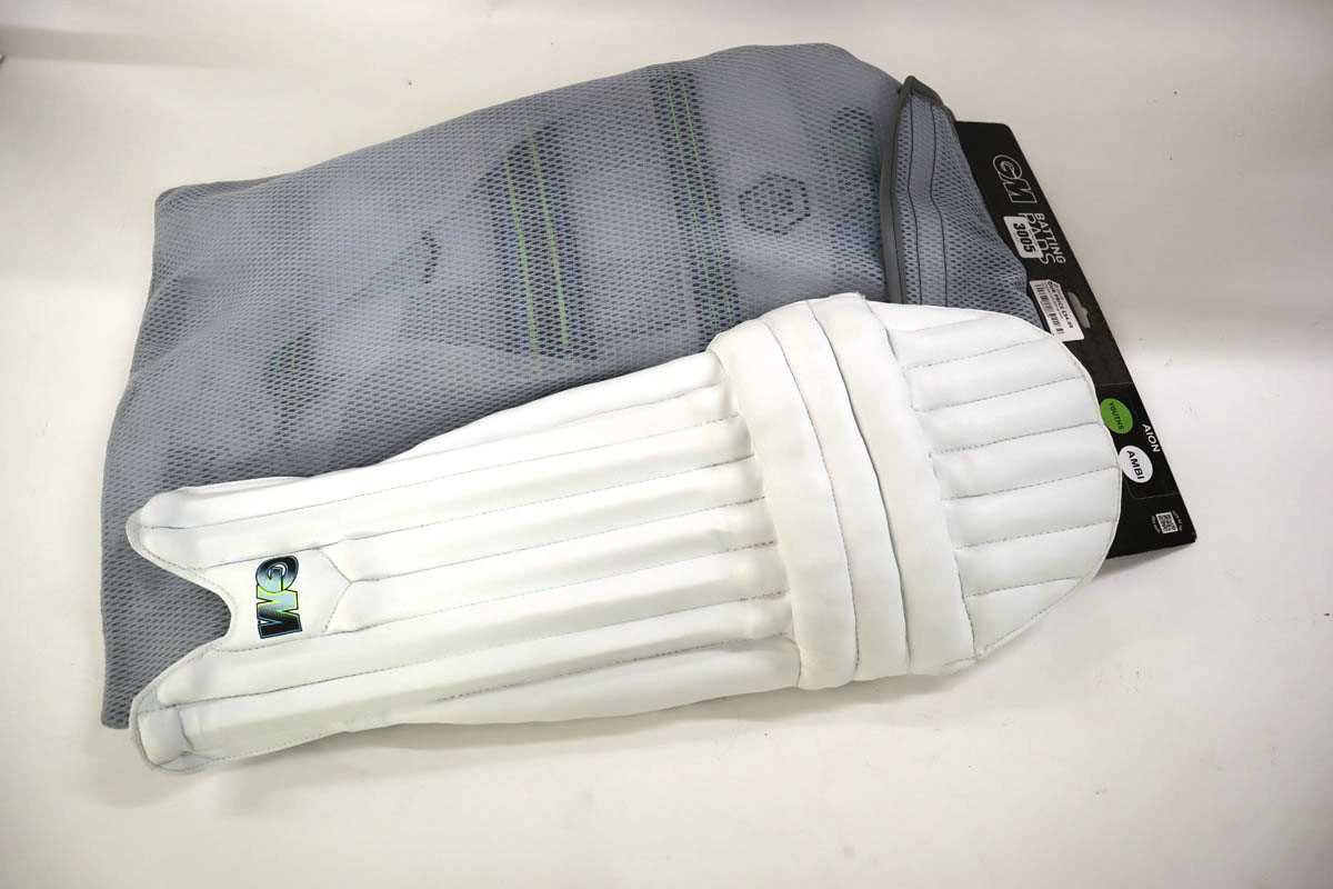 Lot GM AION cricket batting pads, youths, ambi