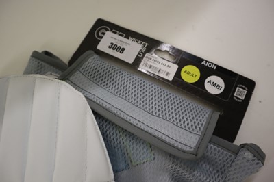 Lot GM AION cricket wicketkeeping pads, adult, ambi
