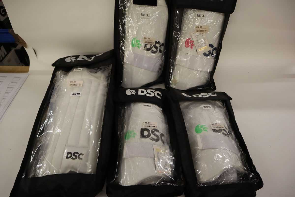 Lot 5x pairs DSC protective equipment including...