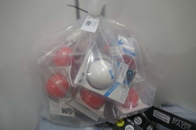 Lot 13x GM swing and practice cricket balls