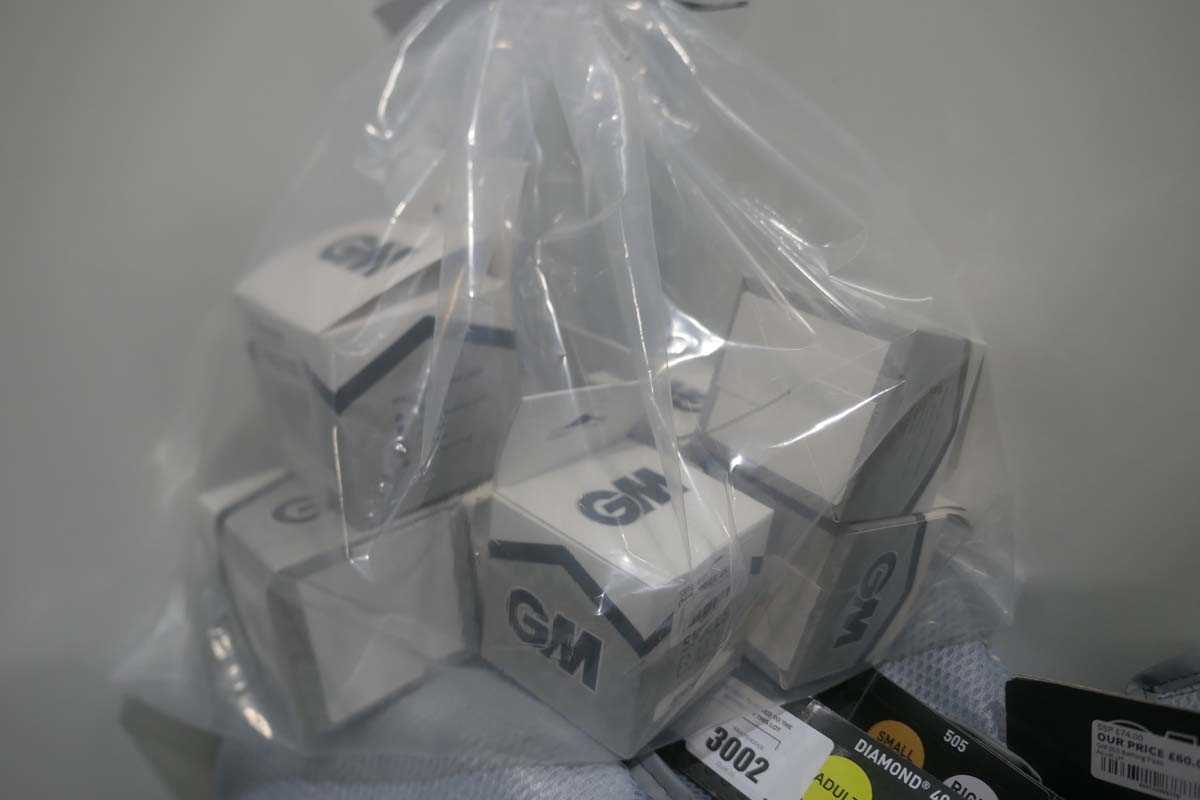 Lot 7x GM Skills cricket balls
