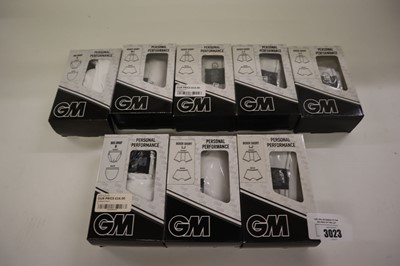 Lot 8x pairs GM cricket boxer shorts, adult