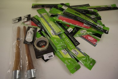 Lot 30x Kookaburra cricket bat grips, 2x wooden...