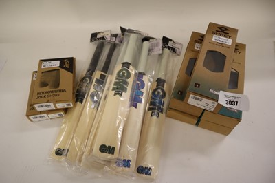 Lot 5x Shrey neck protectors, 8x GM signature size...