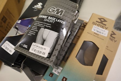 Lot 6x Shrey neck protectors, Kookaburra Pro 250...