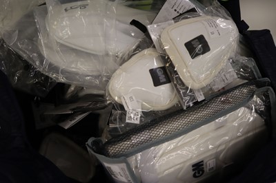 Lot GM cricket bag containing a large number...