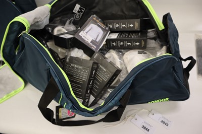 Lot DSC cricket bag containing a large number GM...