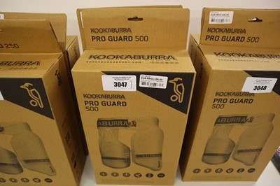 Lot 2x adult Kookaburra Pro thigh guards