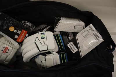 Lot Shrey cricket bag containing cricket batting...