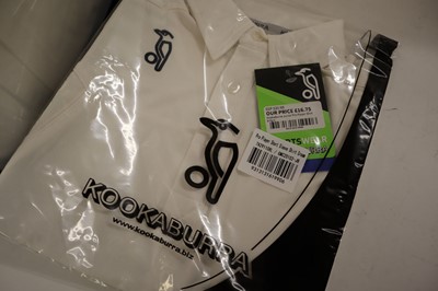 Lot Approx. 11x Kookaburra junior cricket shirts
