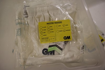 Lot Approx. 10x GM junior cricket trousers
