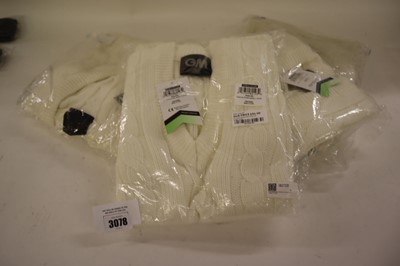Lot Box containing 10x GM cable knit cricket jumpers