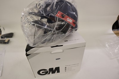 Lot GM Purist GEO II cricket helmet, navy, junior