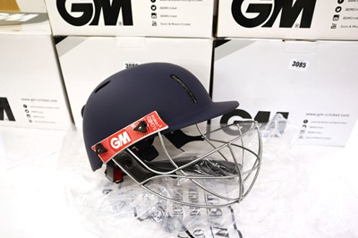 Lot GM Purist GEO II cricket helmet, navy, junior