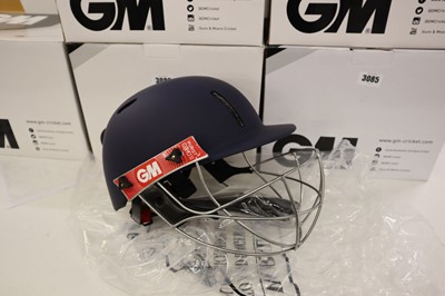 Lot GM Purist GEO II cricket helmet, navy, junior