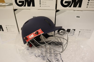 Lot GM Purist GEO II cricket helmet, navy, junior