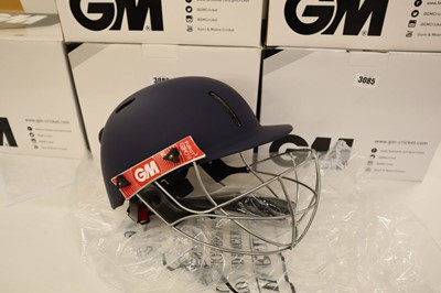Lot GM Purist GEO II cricket helmet, navy, junior