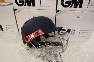 Lot GM Purist GEO II cricket helmet, navy, junior