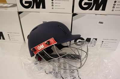 Lot GM Purist GEO II cricket helmet, navy, junior