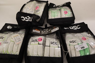 Lot 5x various pairs cricket batting gloves by DSC