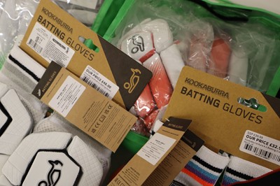 Lot 4x pairs cricket batting gloves by Kookaburra,...
