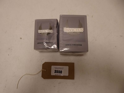 Lot Paco Rabanne invictus eau de toilette 100ml &...