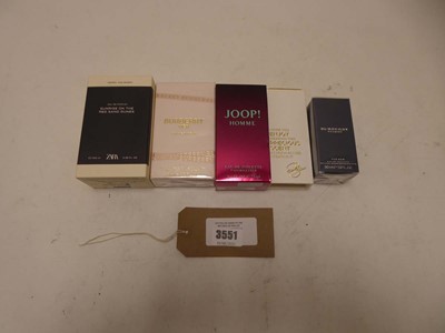 Lot 5x Perfumes to include Burberry, Zara, Joop!...