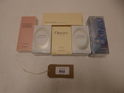 Lot 6x Various Calvin Klein perfumes