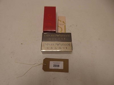Lot 4x Various Giorgio Armani perfumes