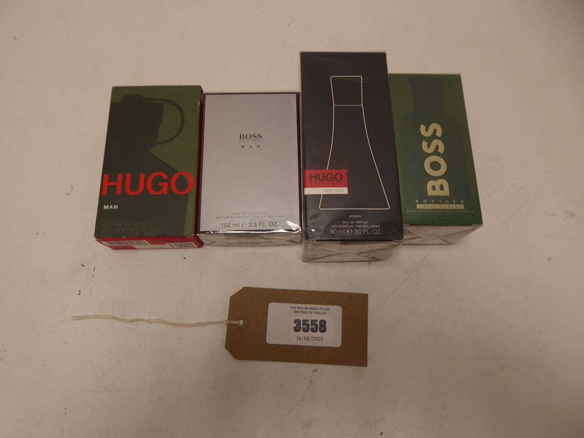 Lot 4x Various Hugo Boss perfumes