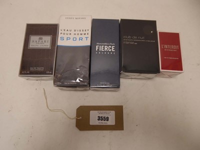 Lot 5x Perfumes to include Abercrombie & Fitch,...