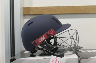 Lot GM Purist GEO II cricket helmet, navy, senior
