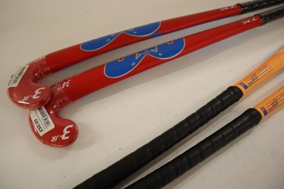 Lot 4x TK Maxi assorted junior hockey sticks