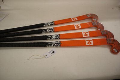 Lot 4x Shrey Chroma junior hockey sticks